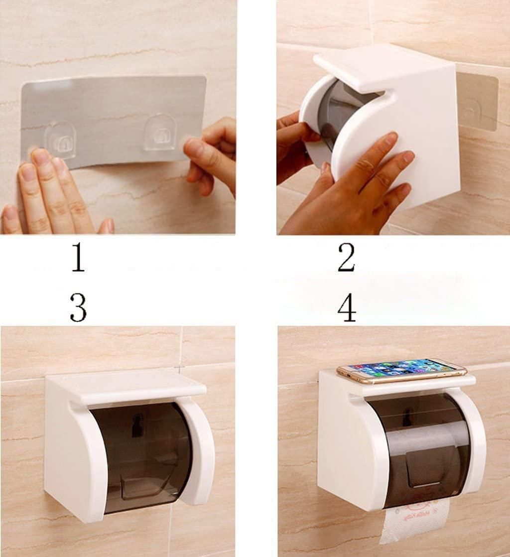 New Toilet Paper Holder,Self-Adhesive roll Holder Paper