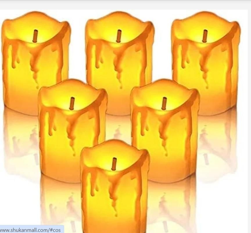 Candle Led Light Battery Operated 5 pcs Home Improvement (Pack of 5)Diwali