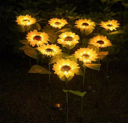 New Sunflower Solar Powered Light (Pack of 2)-Diwali