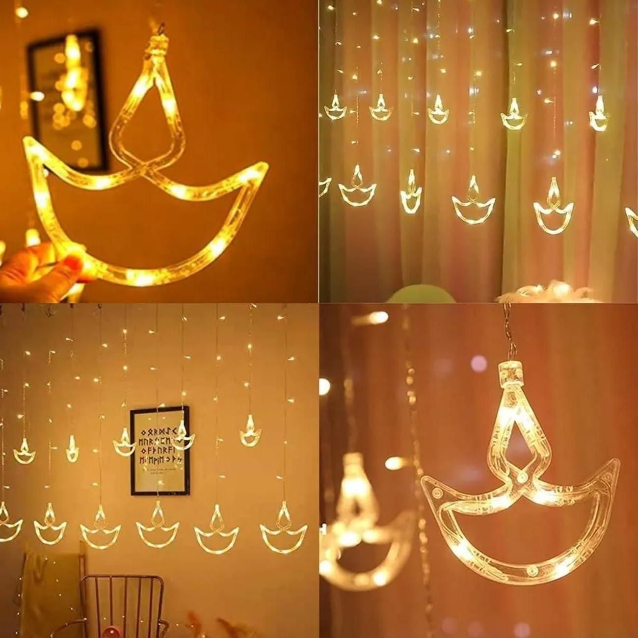 Mode Controller Curtain String Lights Led Lights for Home Decoration, Diwali Lights for Decoration for Home