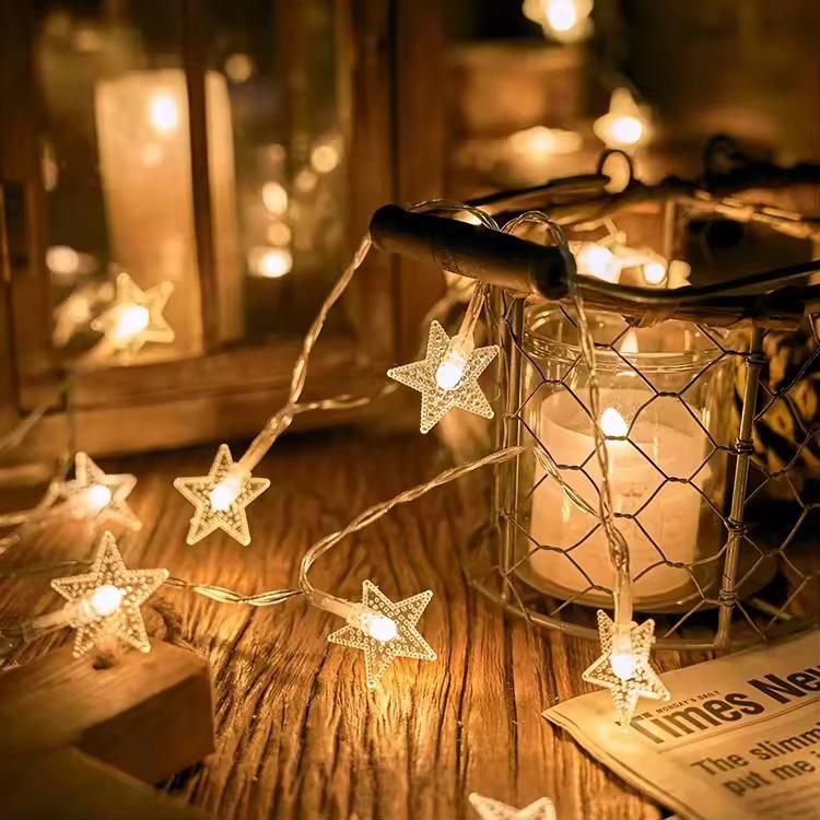 Serial String Star Lights for Decoration Electronic for Diwali