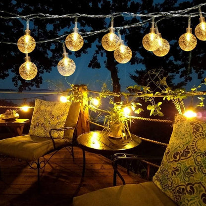 New 16 LED Crystal Balls String Light for Diwali